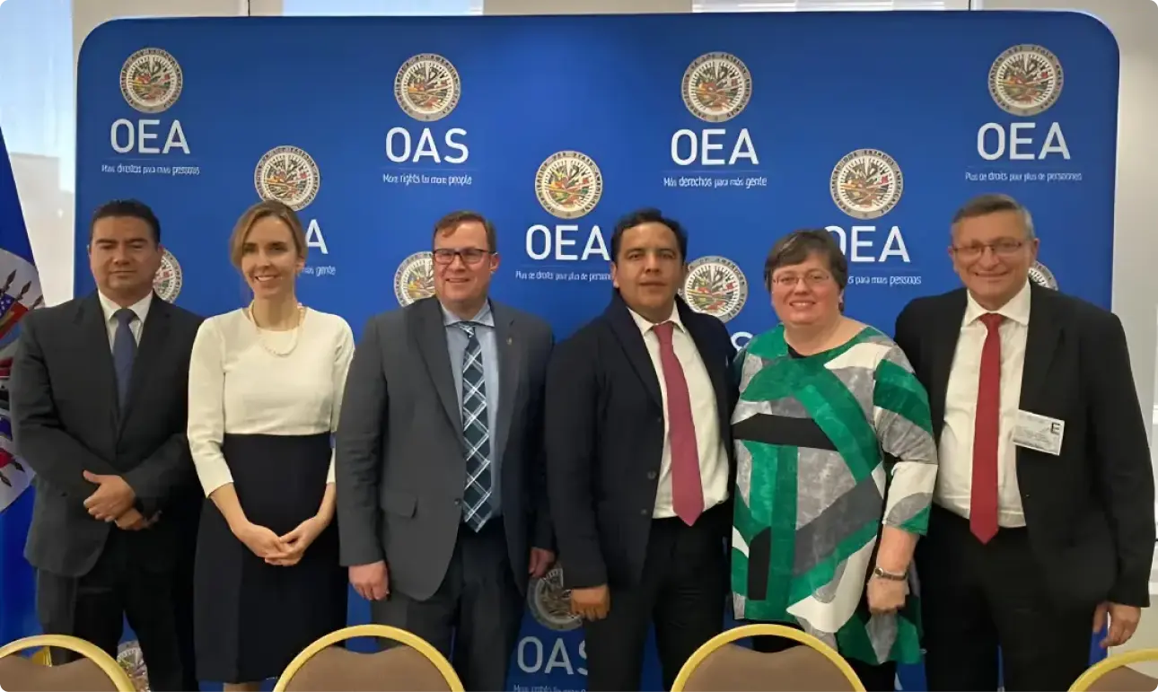 Lamán Carranza en la Organización de Estados Americanos